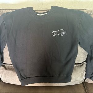 Buffalo Bills Black and Silver Antigua Women's Classic Black Outerwear